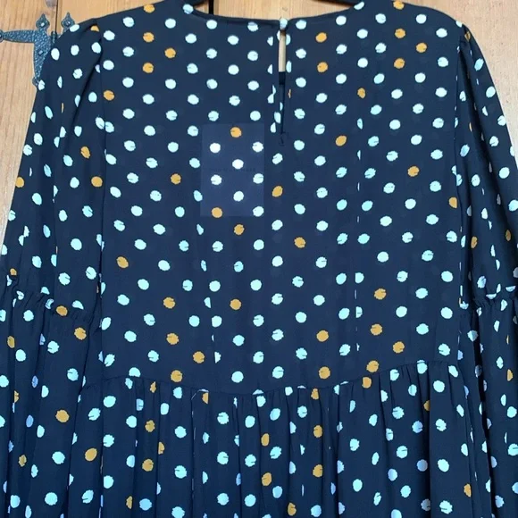 Etched Polka Dots Maxi Dress - Picture 8 of 13